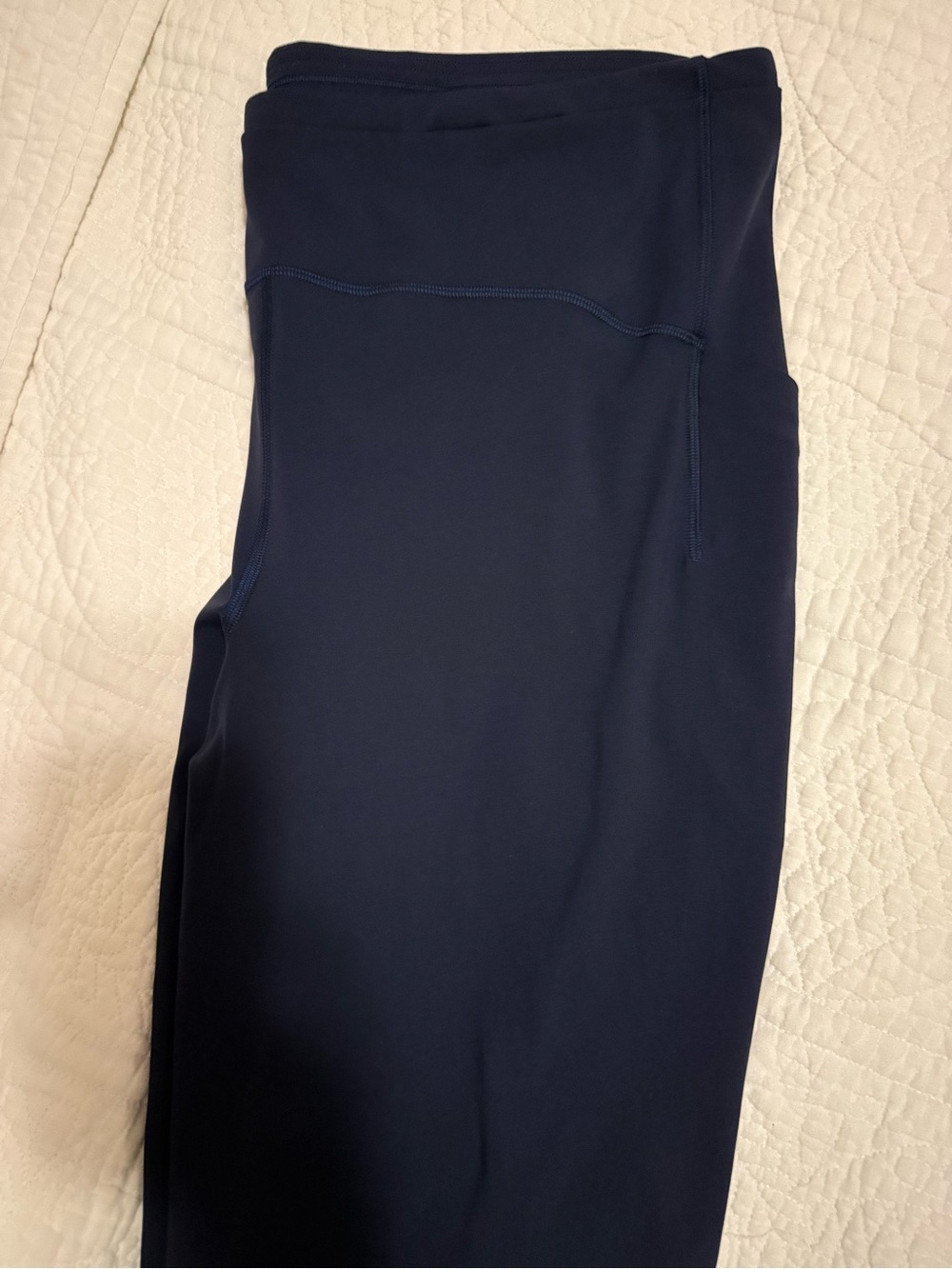 Lululemon Women's Navy Performance Crop Leggings size 18
